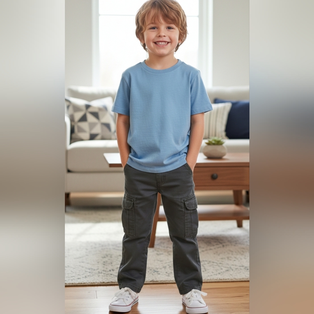 Boys Levi's 505 Cargo Pants Sz 4 Reg Gray NWT 3 Available